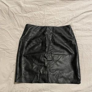 Misguided Pleather Skirt